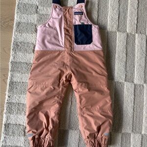 Patagonia Kids' Pink and Brown Overalls
